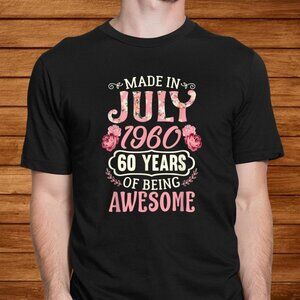 Made In July9600 Years Of Being Awesome Birthday Shirt
